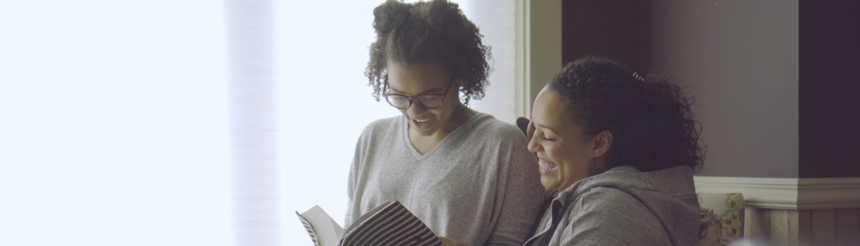 A teen is safe at home with her aunt